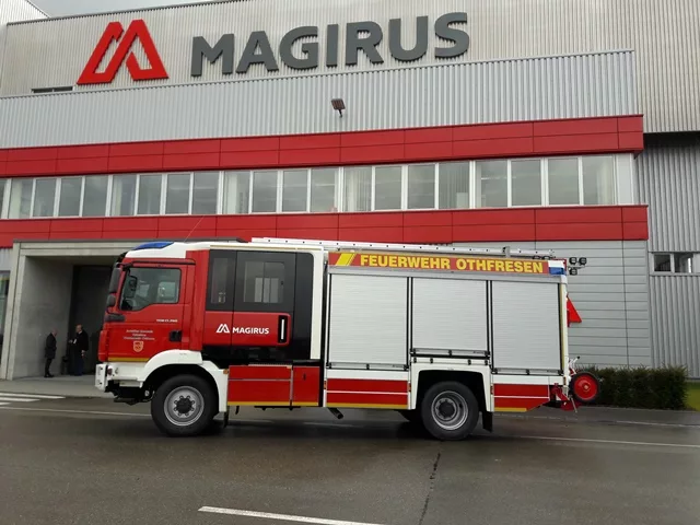 Ankunft des neuen HLF 20 in Othfresen