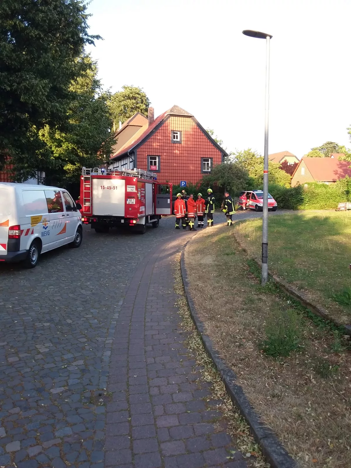 Gemeldeter Gasaustritt in Dörnten