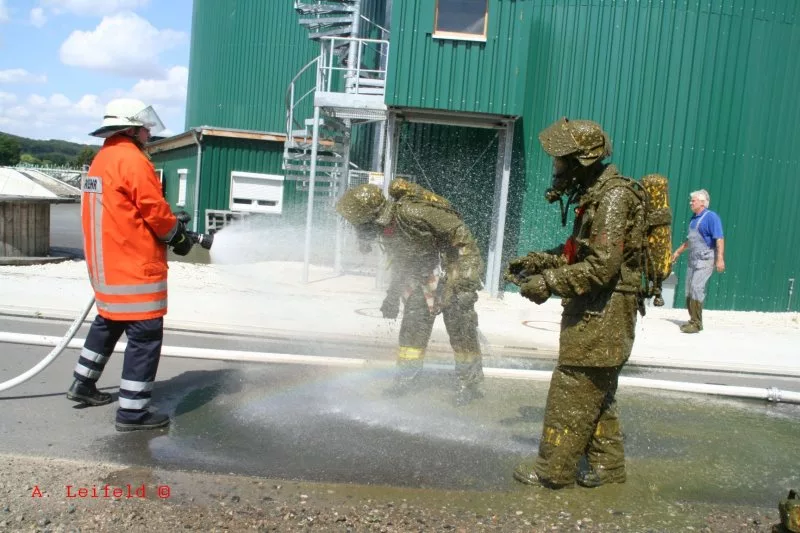 Leck in der Biogasanlage Liebenburg