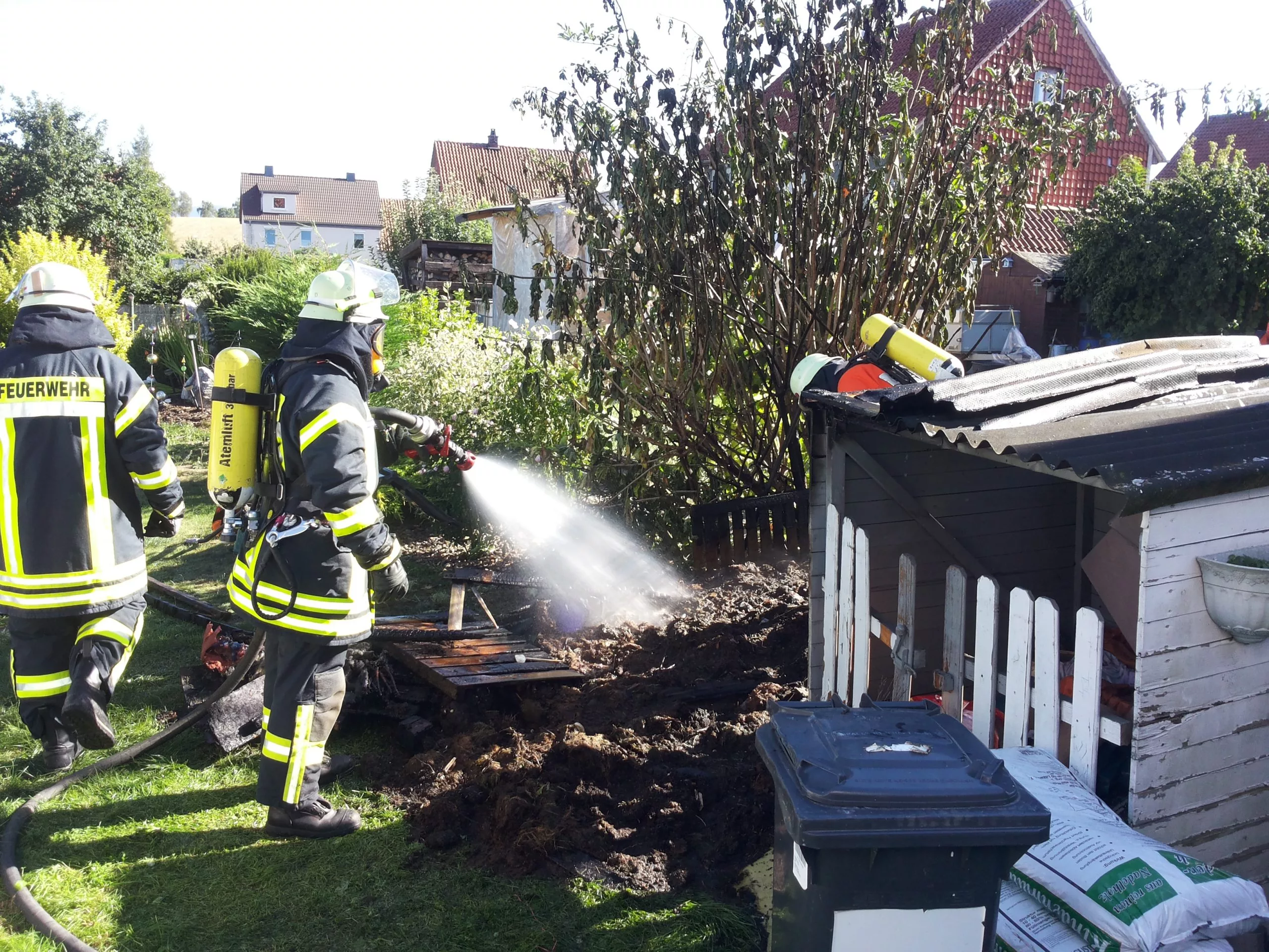 Brandeinsatz in Upen