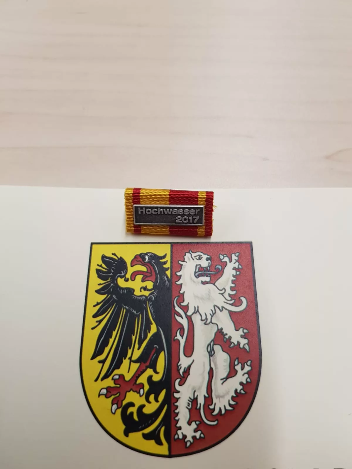 Ehrung für den Hochwassereinsatz 2017