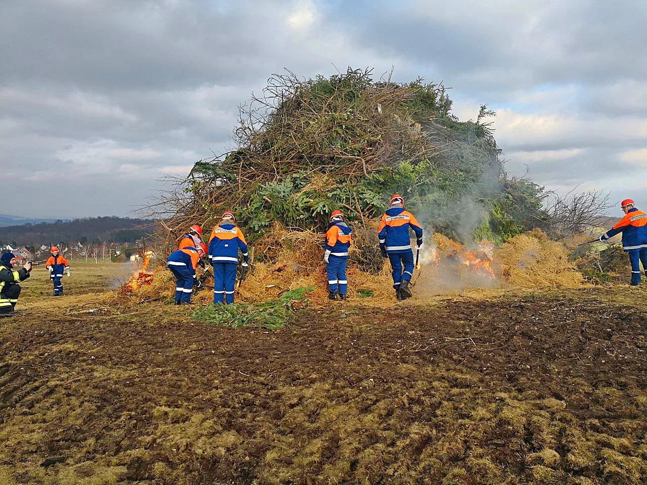 Osterfeuer ein wenig anders