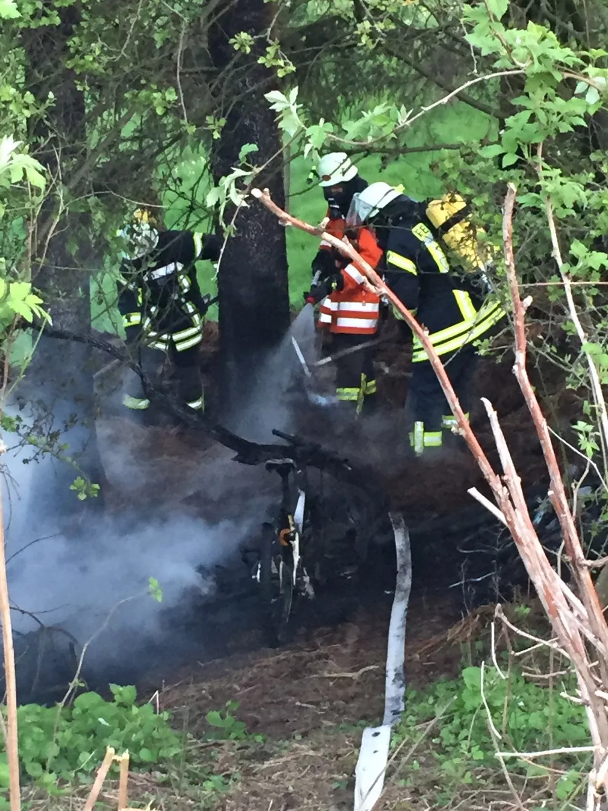 Flächenbrand in der Gipskuhle