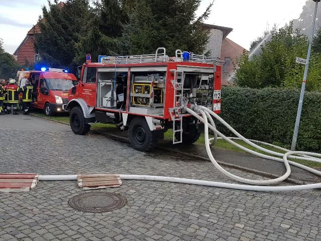 Dachstuhlbrand in Dörnten