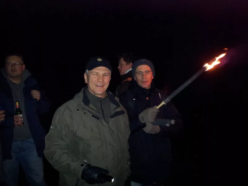 Wanderung in der 13. Vollmondnacht zur Grenzler Burg