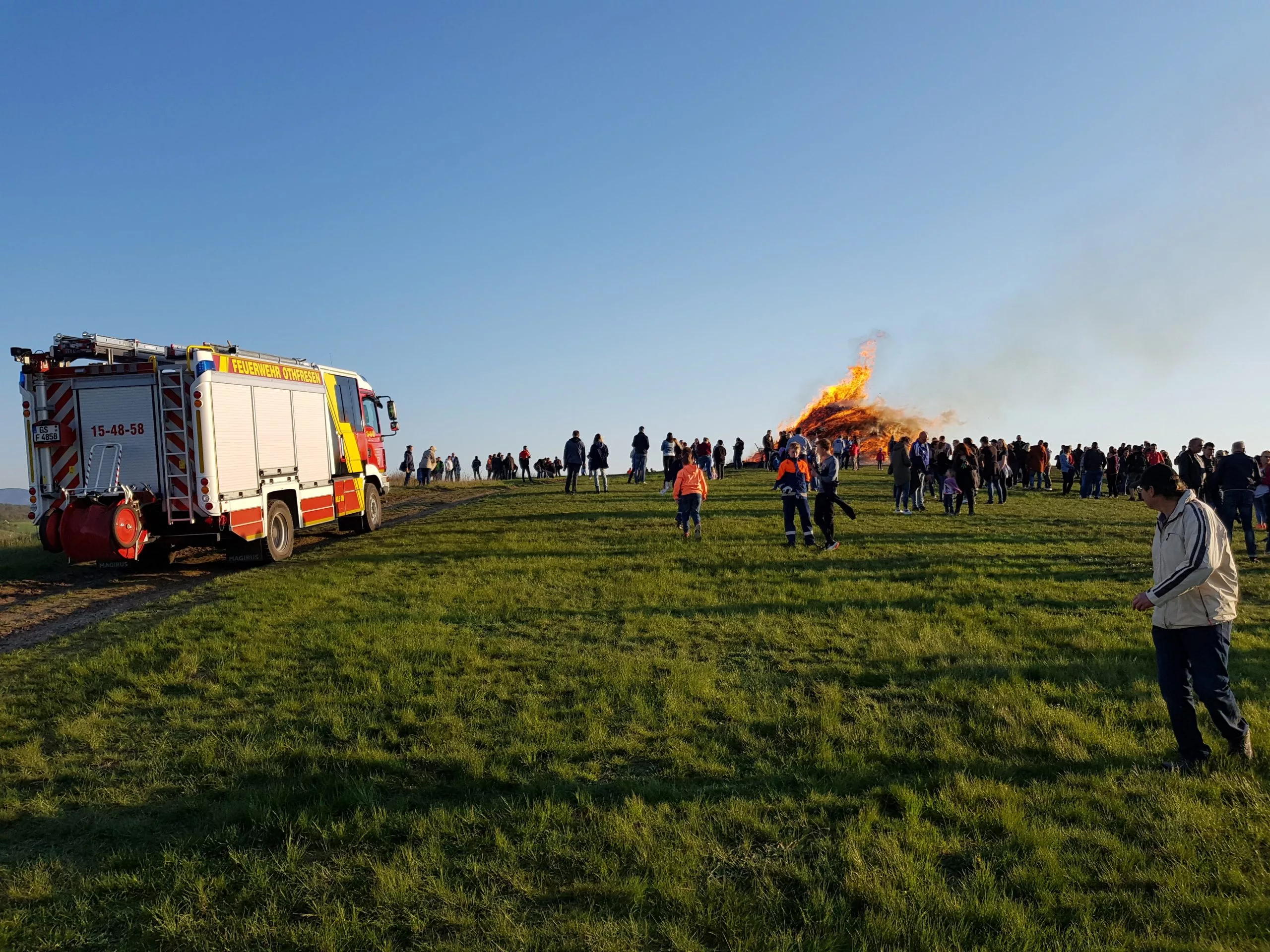 Brandsicherheitswache Osterfeuer Othfresen