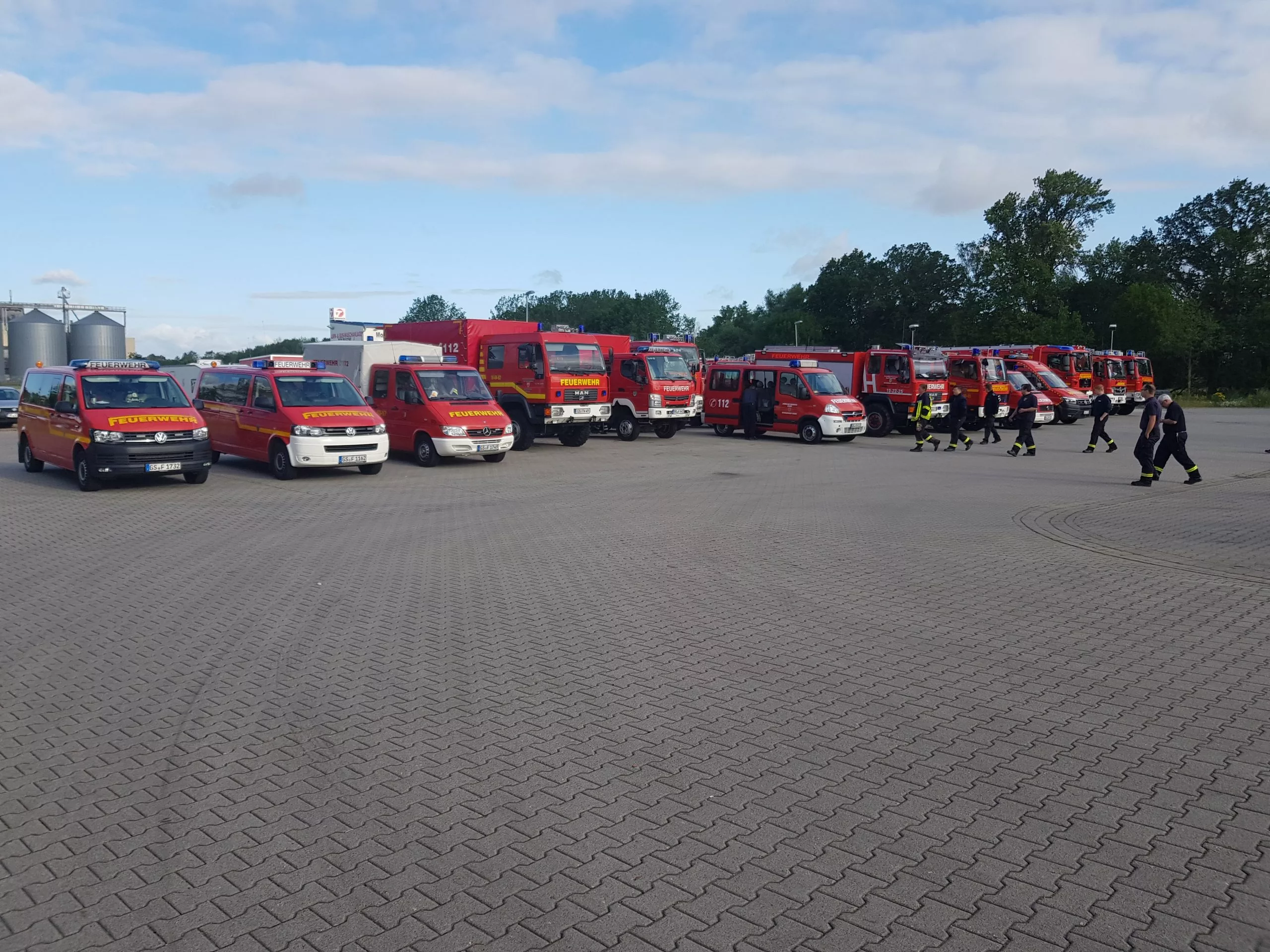 Waldbrandeinsatz in Lübtheen