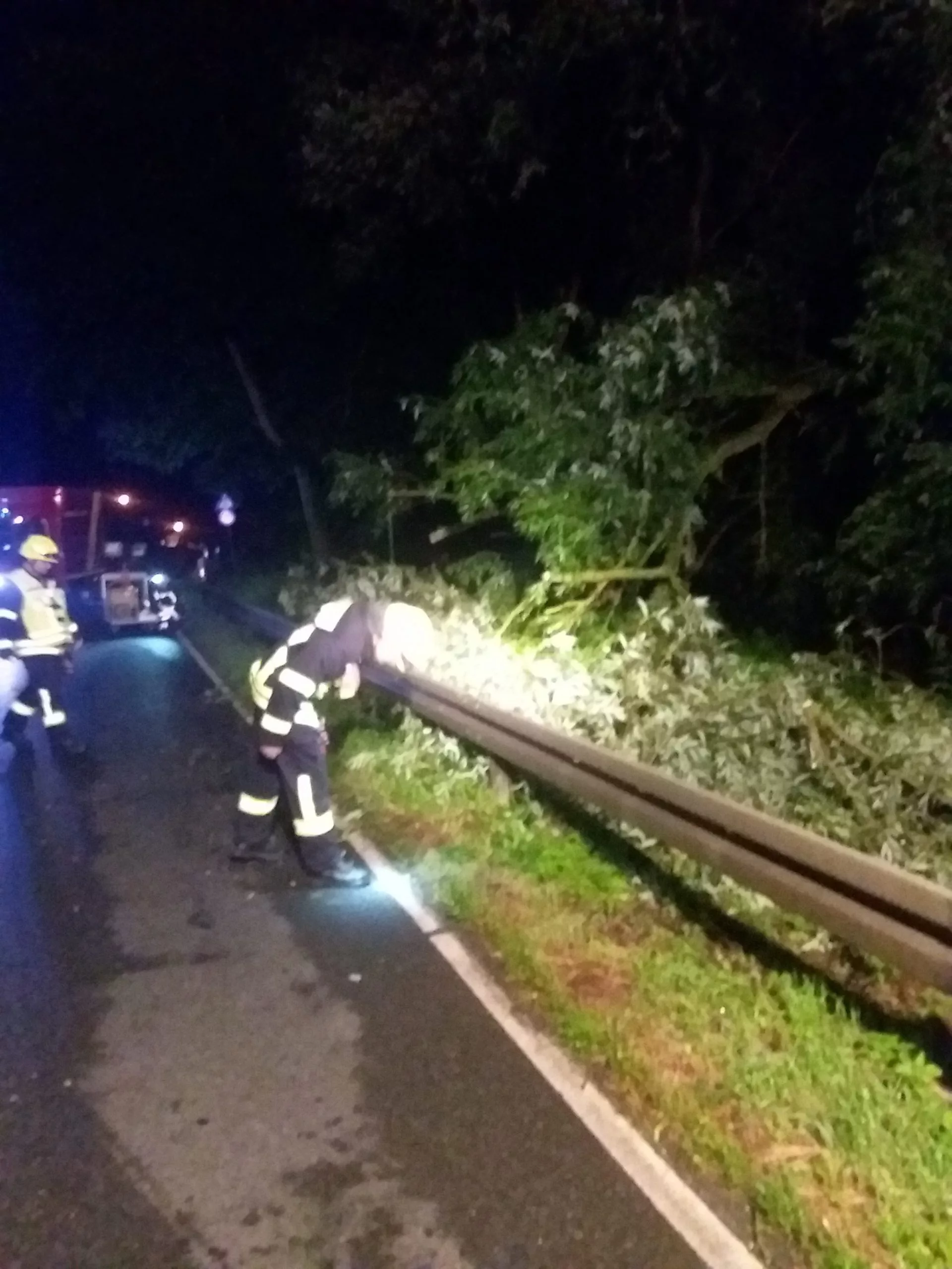 Sturmschaden auf der B6