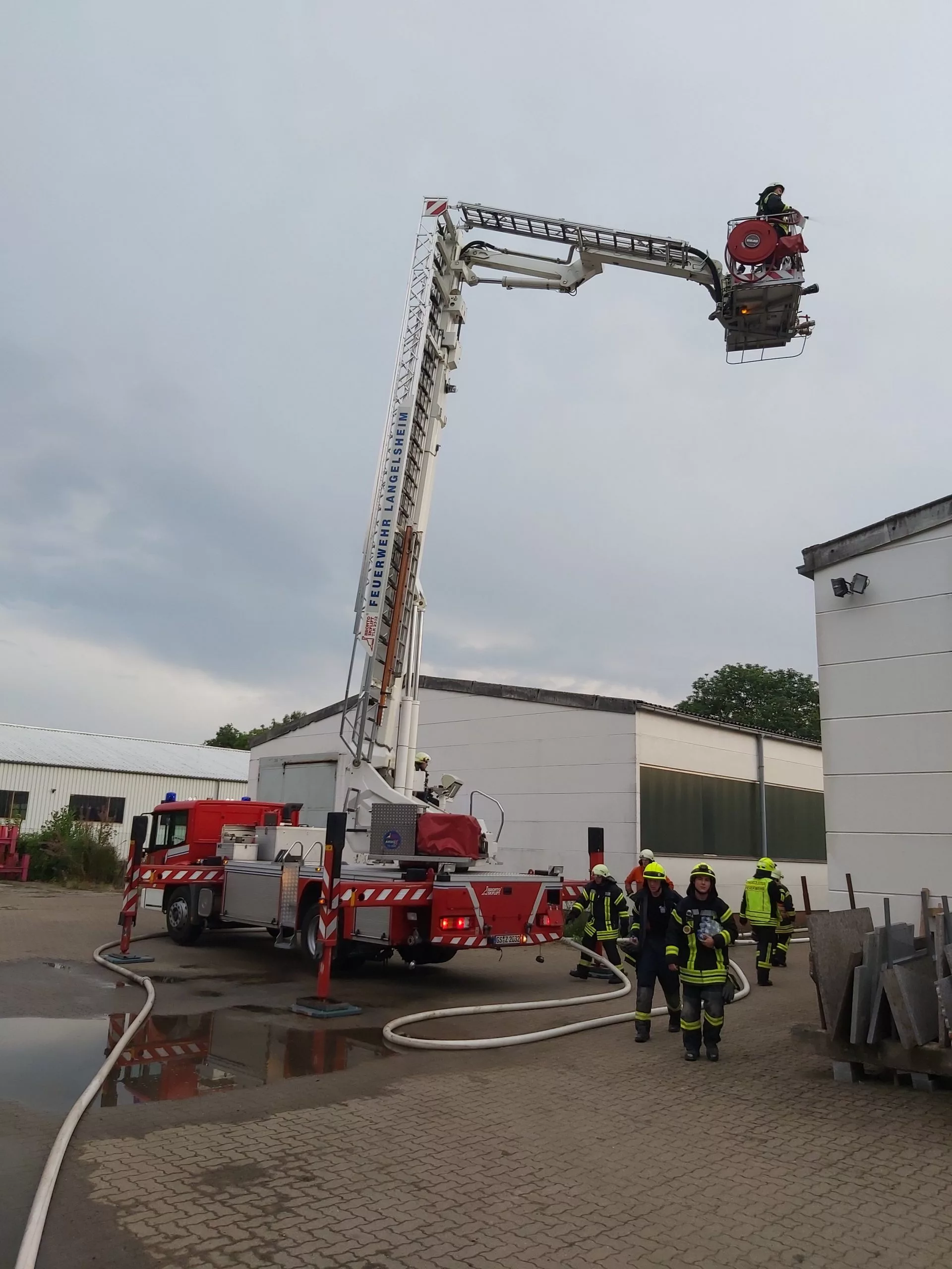 Zugdienst mit der Feuerwehr Langelsheim