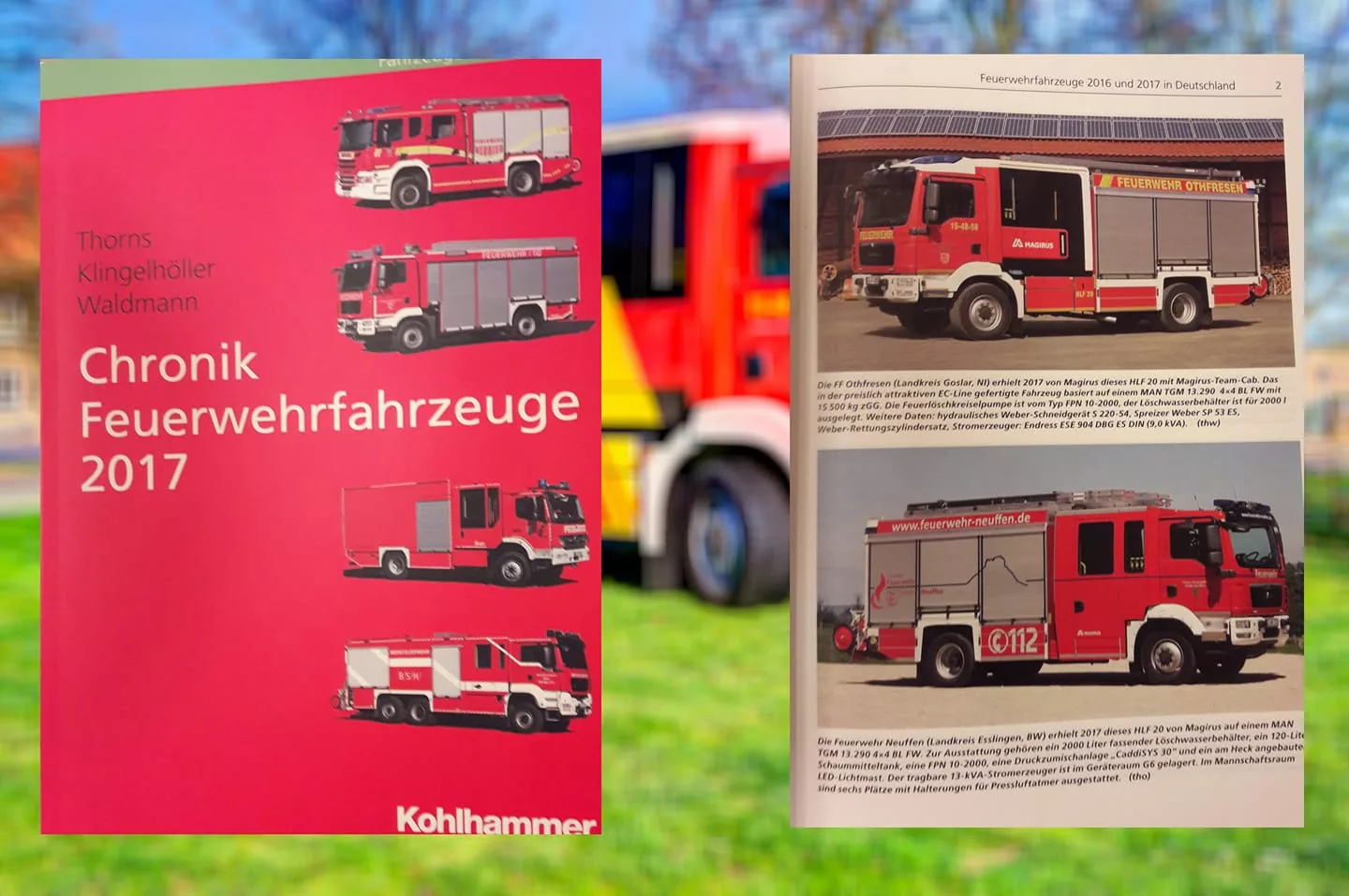 Othfresener HLF 20 im Buch “ Chronik Feuerwehrfahrzeuge 2017″
