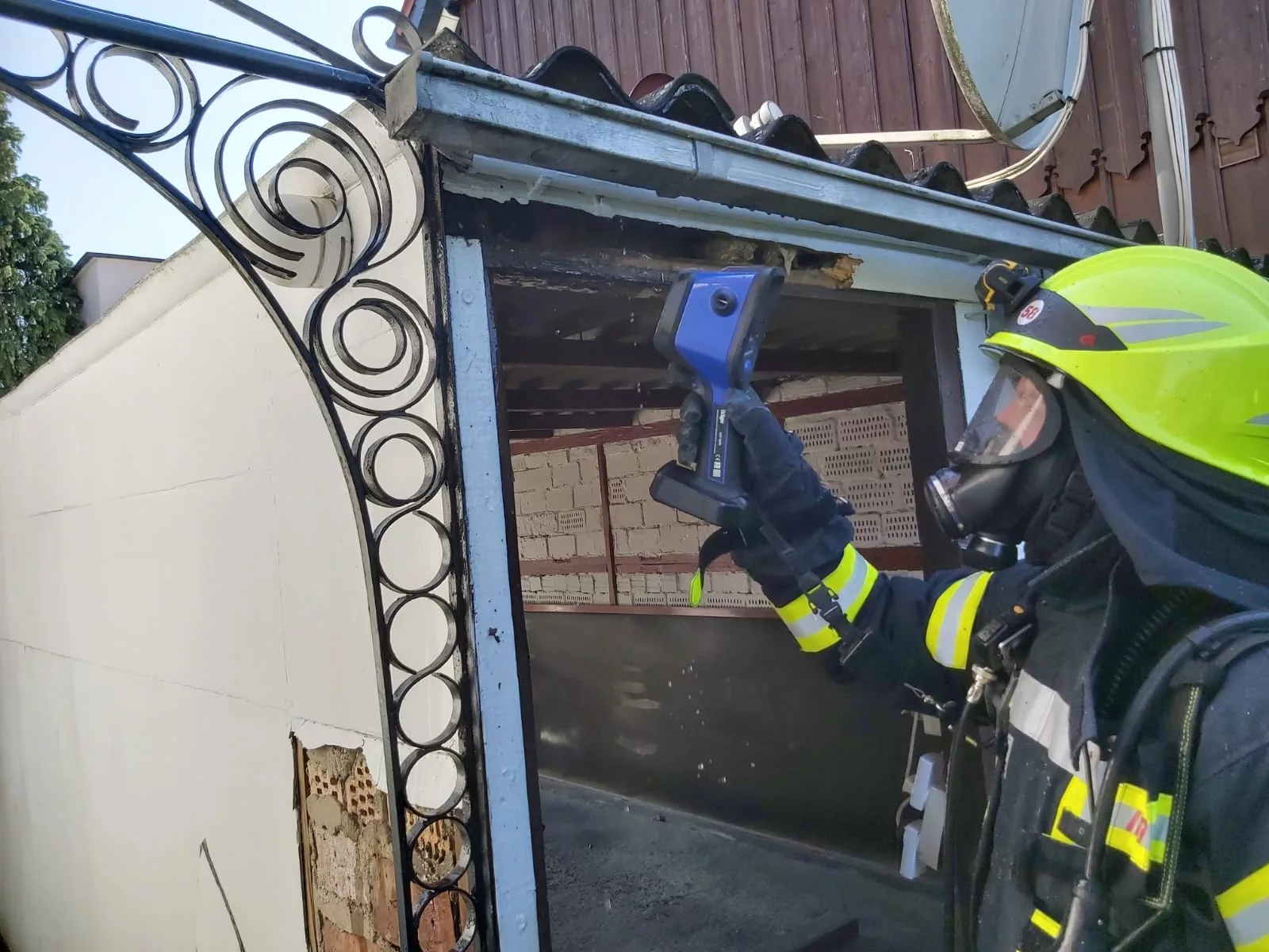 Garagenbrand in Dörnten