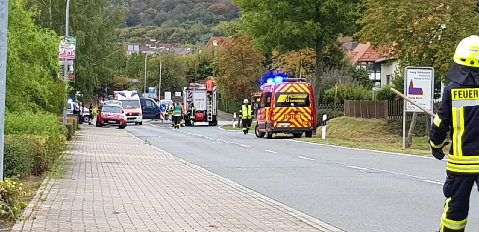 Verkehrsunfall im Ortsgebiet