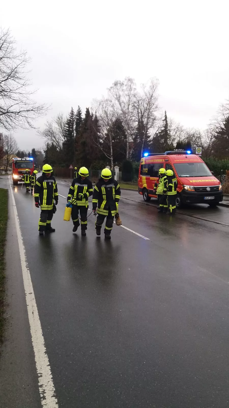 Kraftstoffspur über 1km Länge