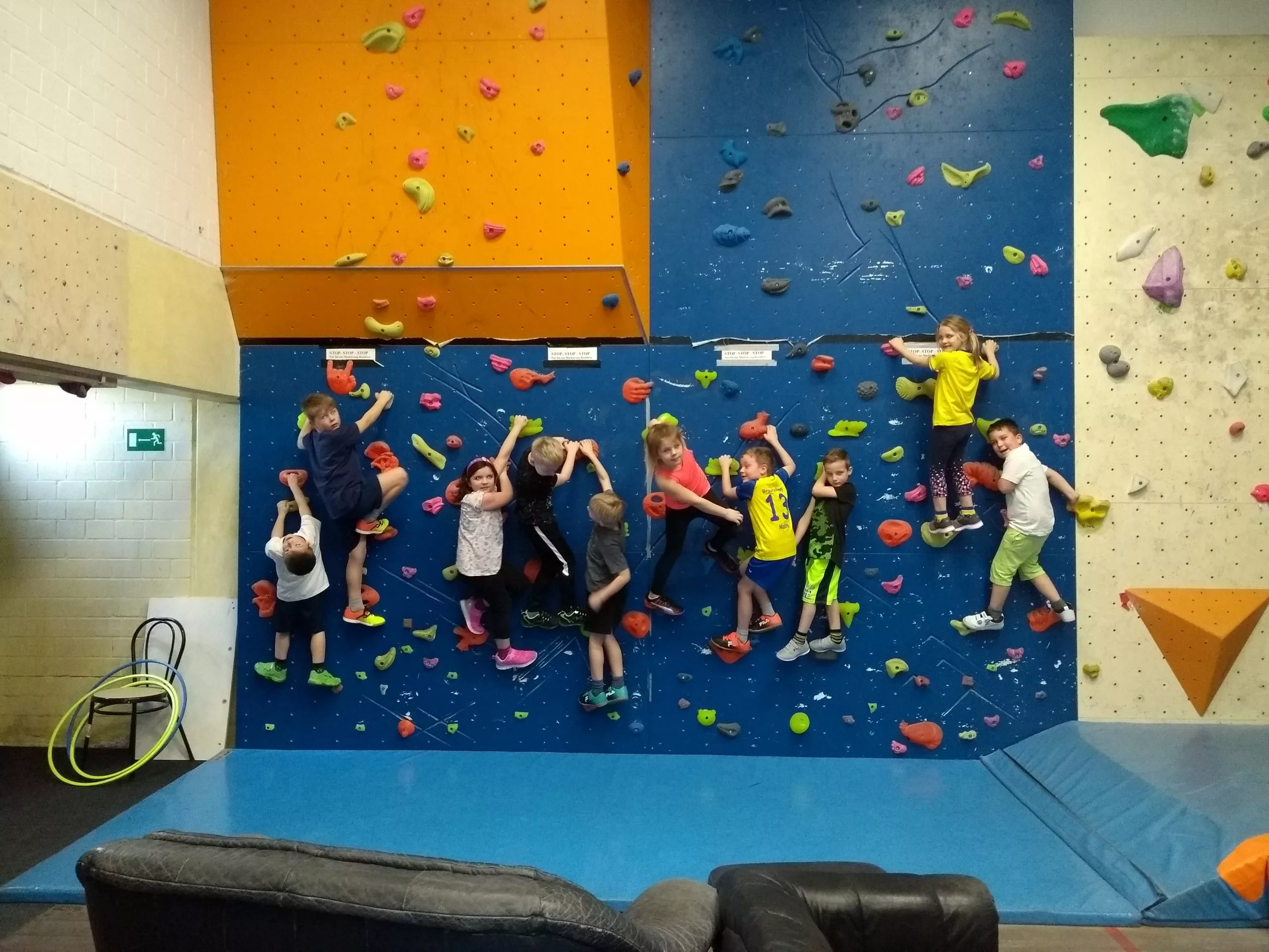 Bouldern in der Aloha-Halle in Braunschweig