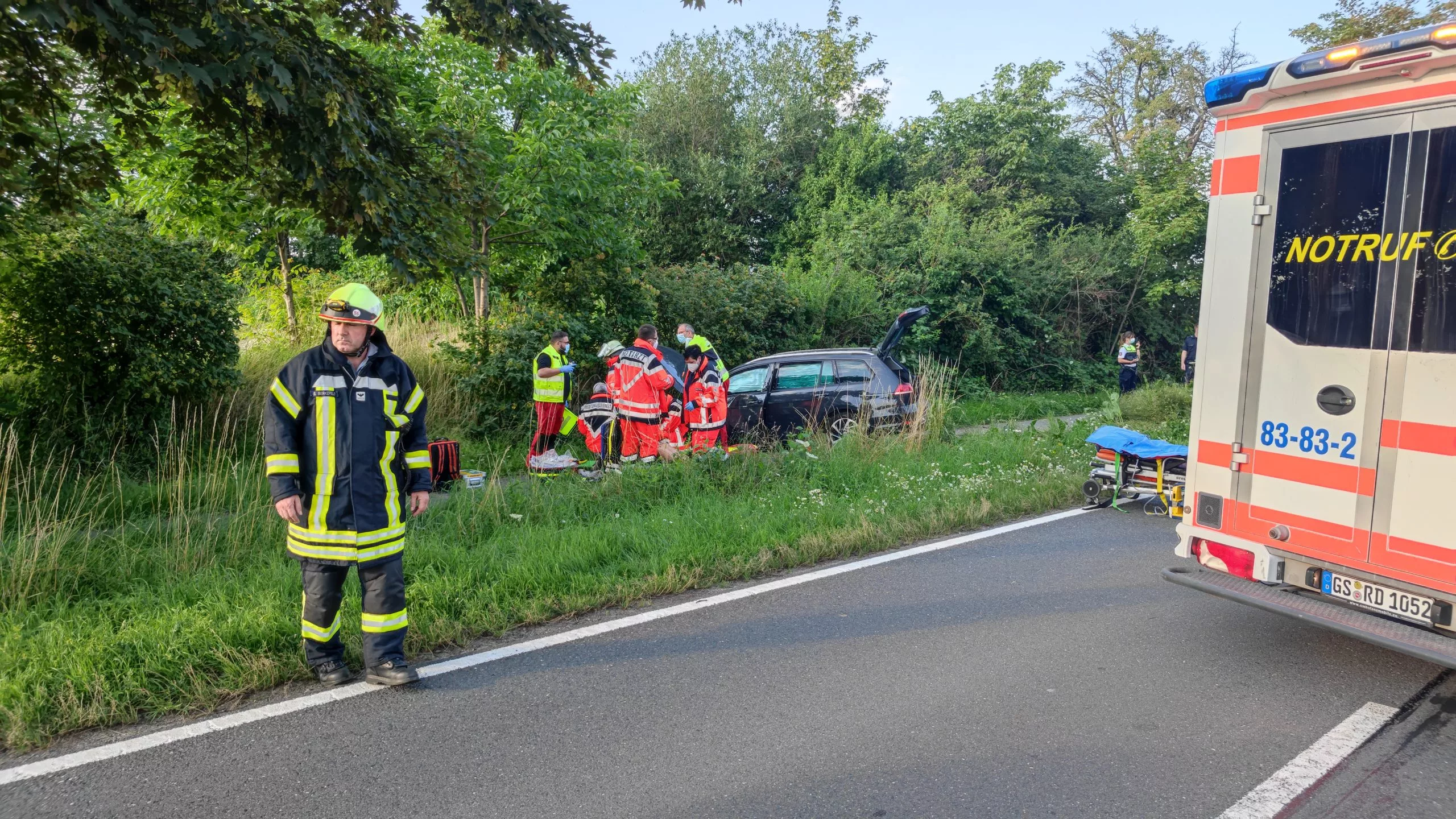 Zwei Verletzte nach Verkehrsunfall