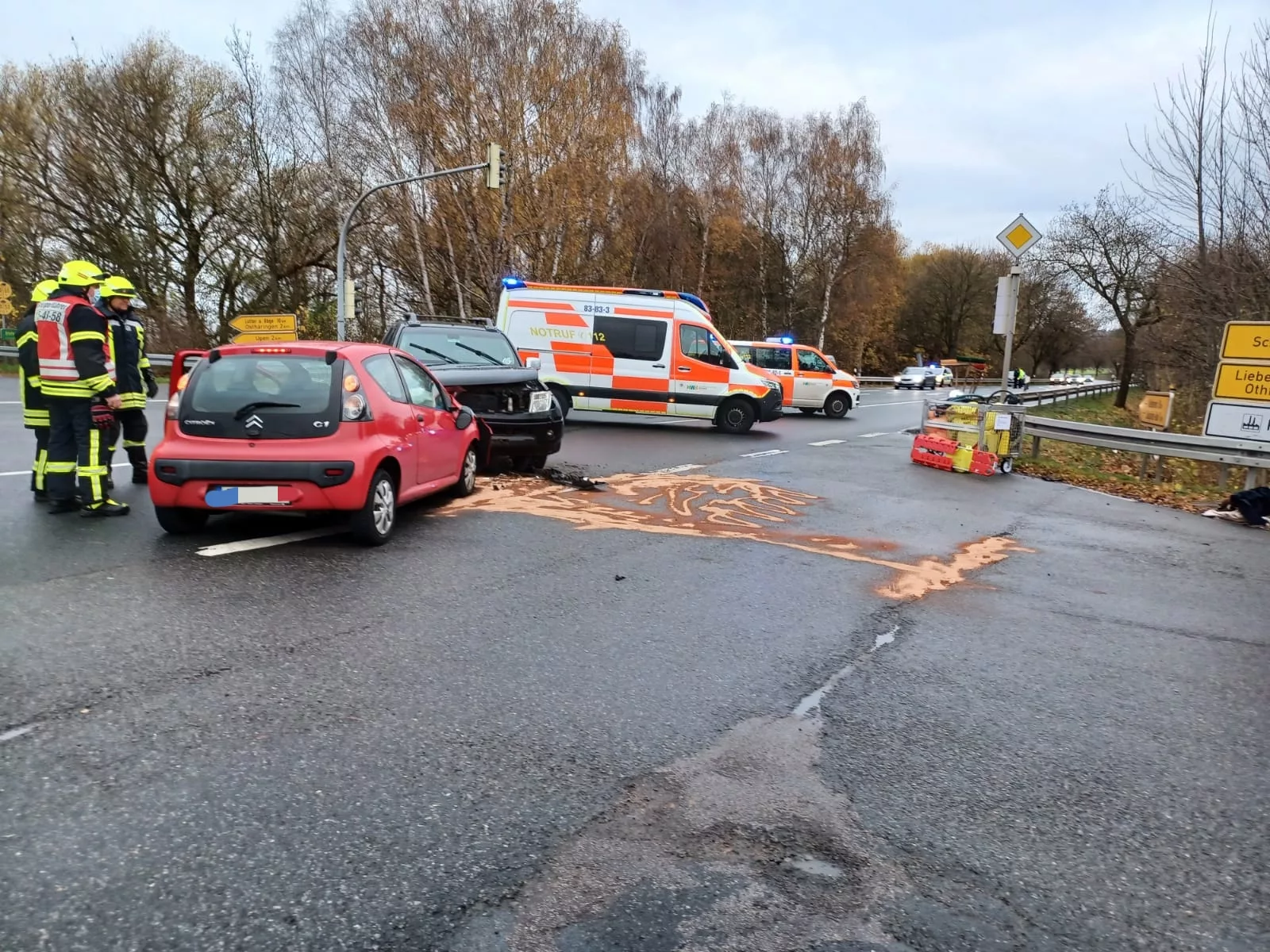 Verkehrsunfall auf der „Posthofkreuzung“