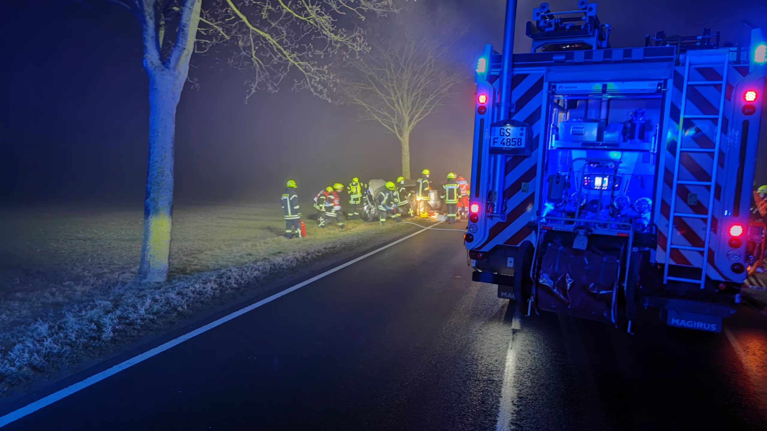 Erneut schwerer Verkehrsunfall