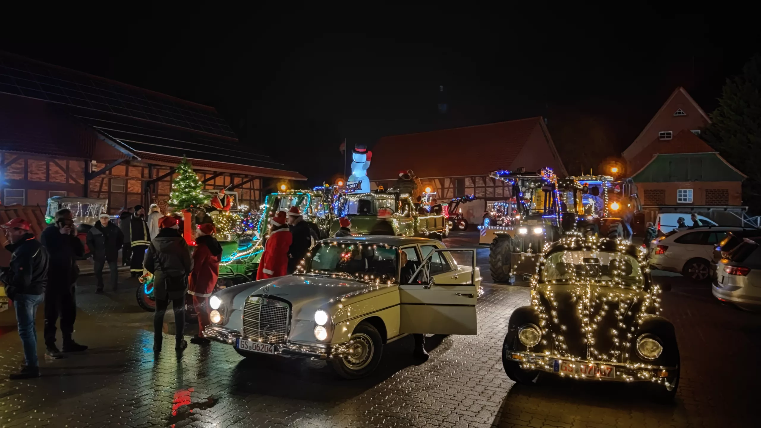 Absicherung Weihnachtsumzug