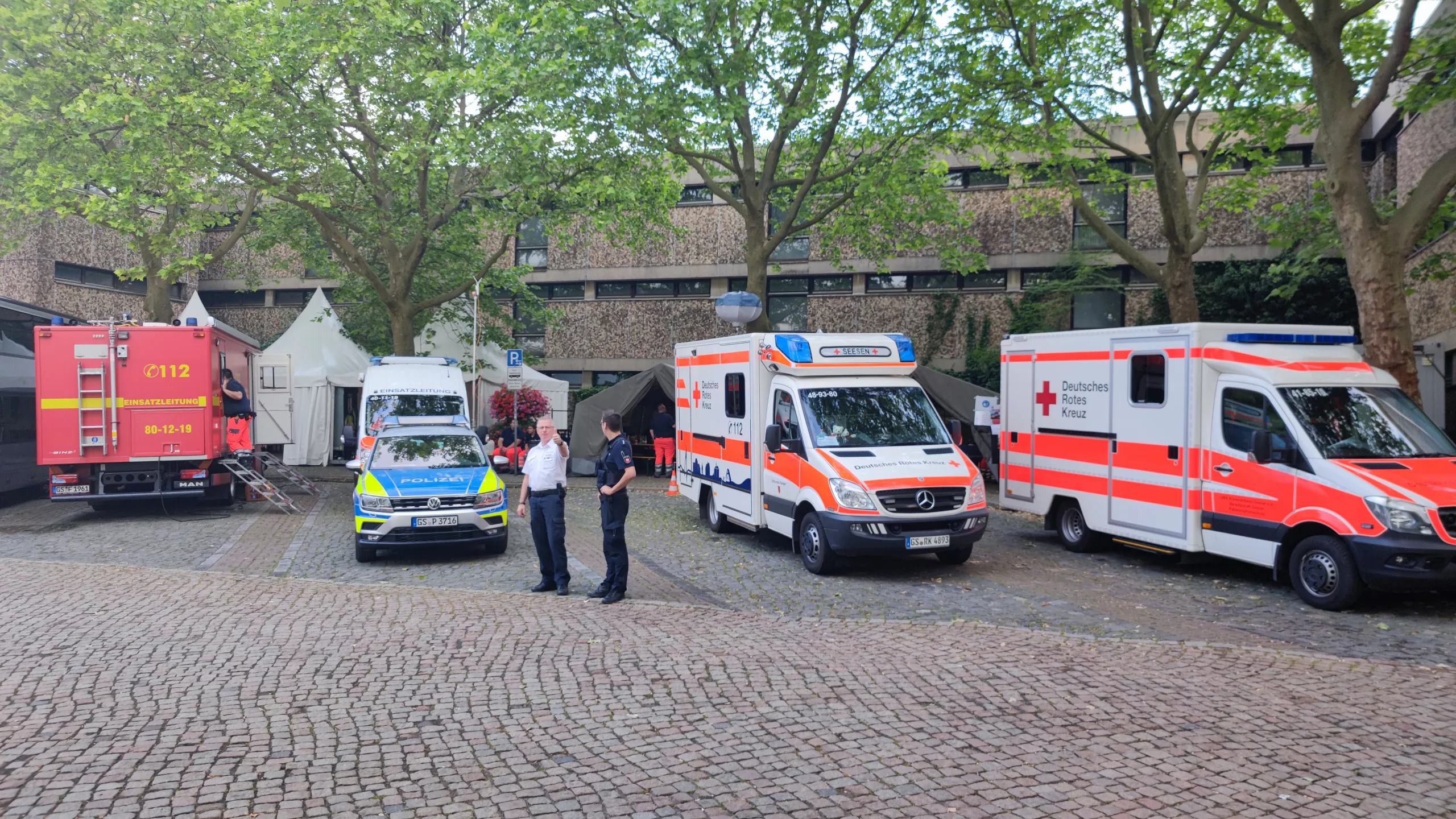 Brandsicherheitswache bei Sarah Connor Konzert