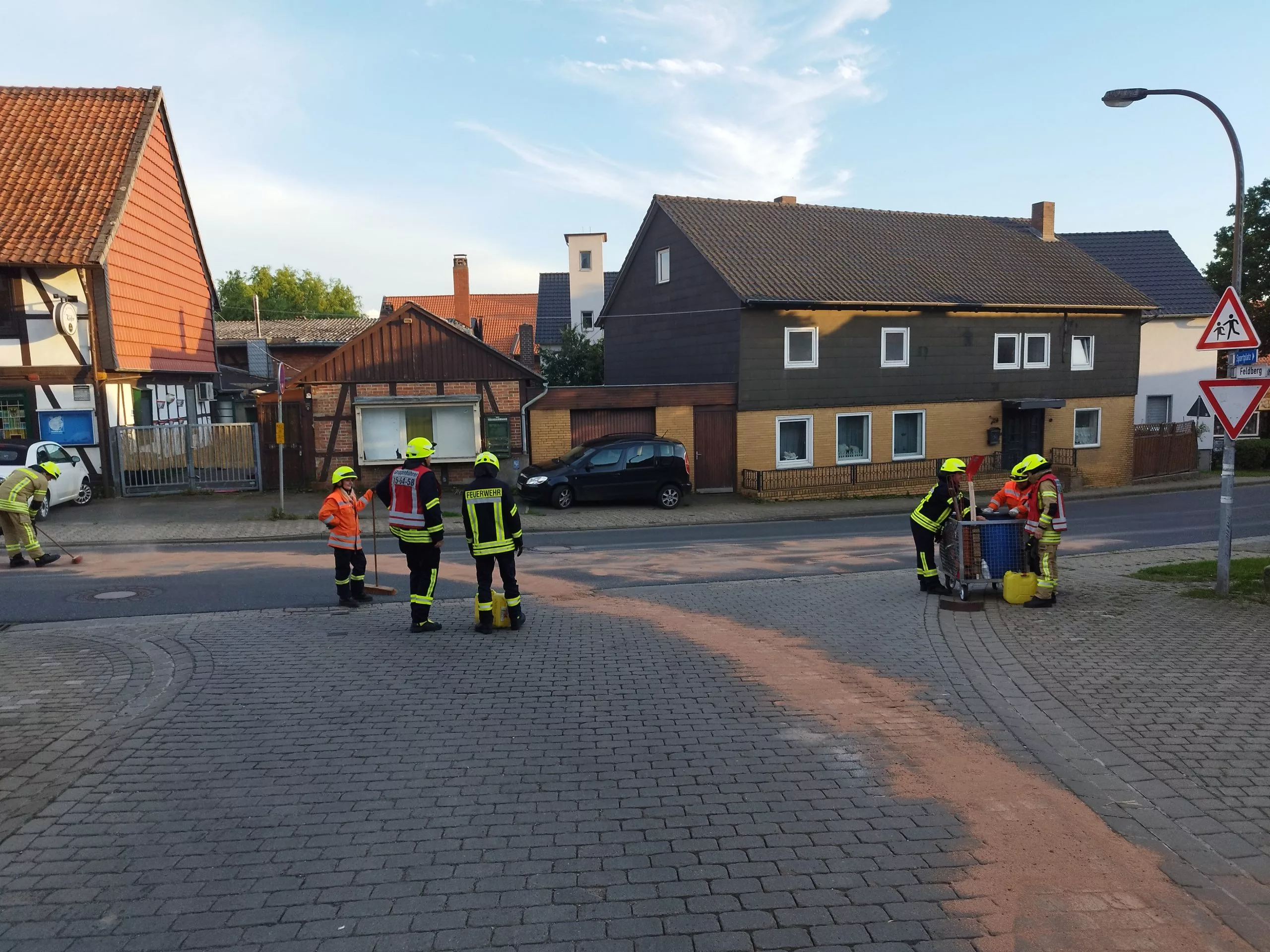 Langwierige Kraftstoffspur