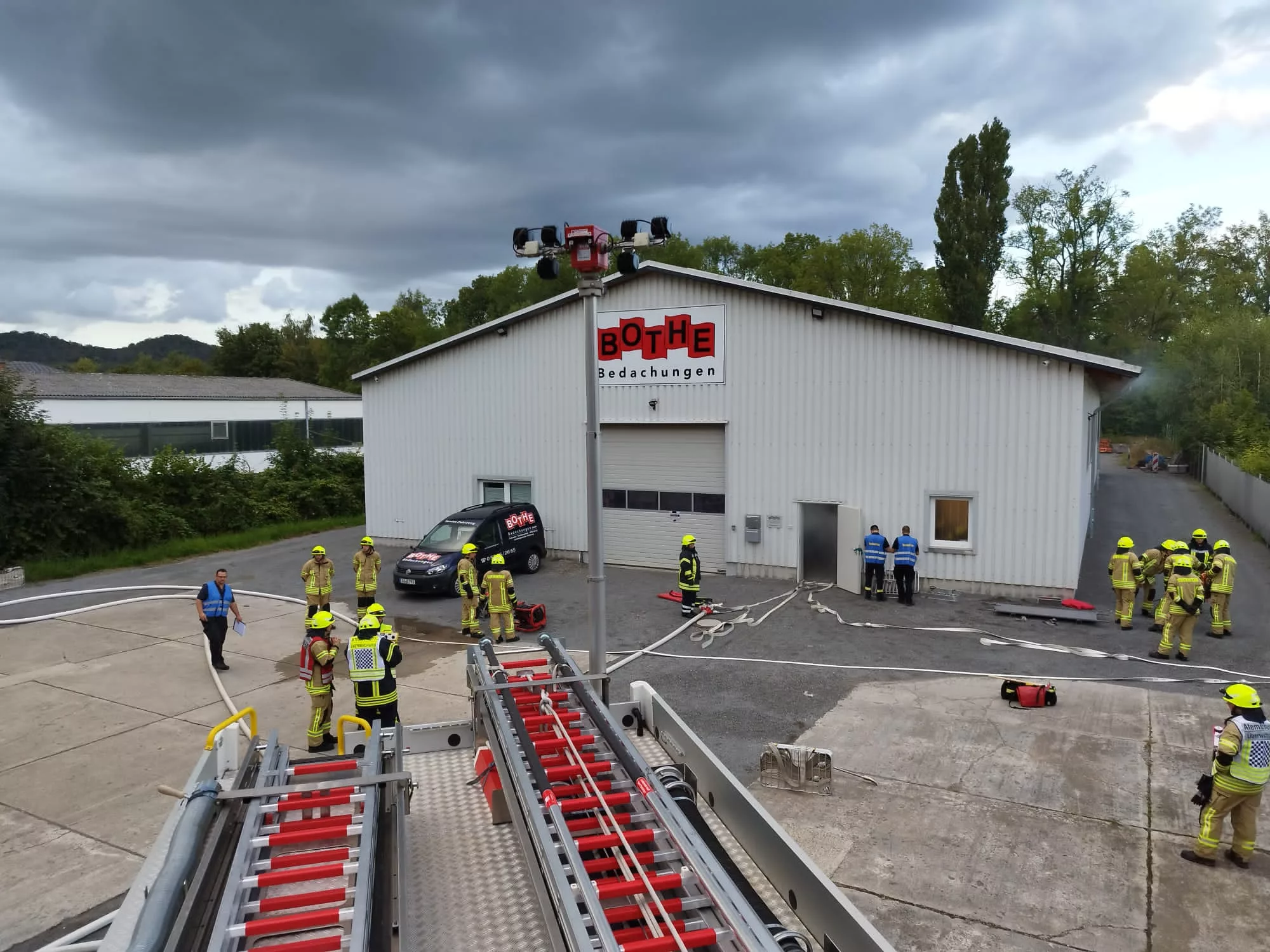 Einsatzübung mit dem Zug 15 West