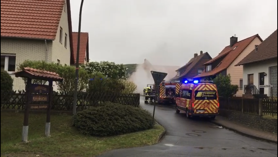 Zimmerbrand mit vermissten  Personen